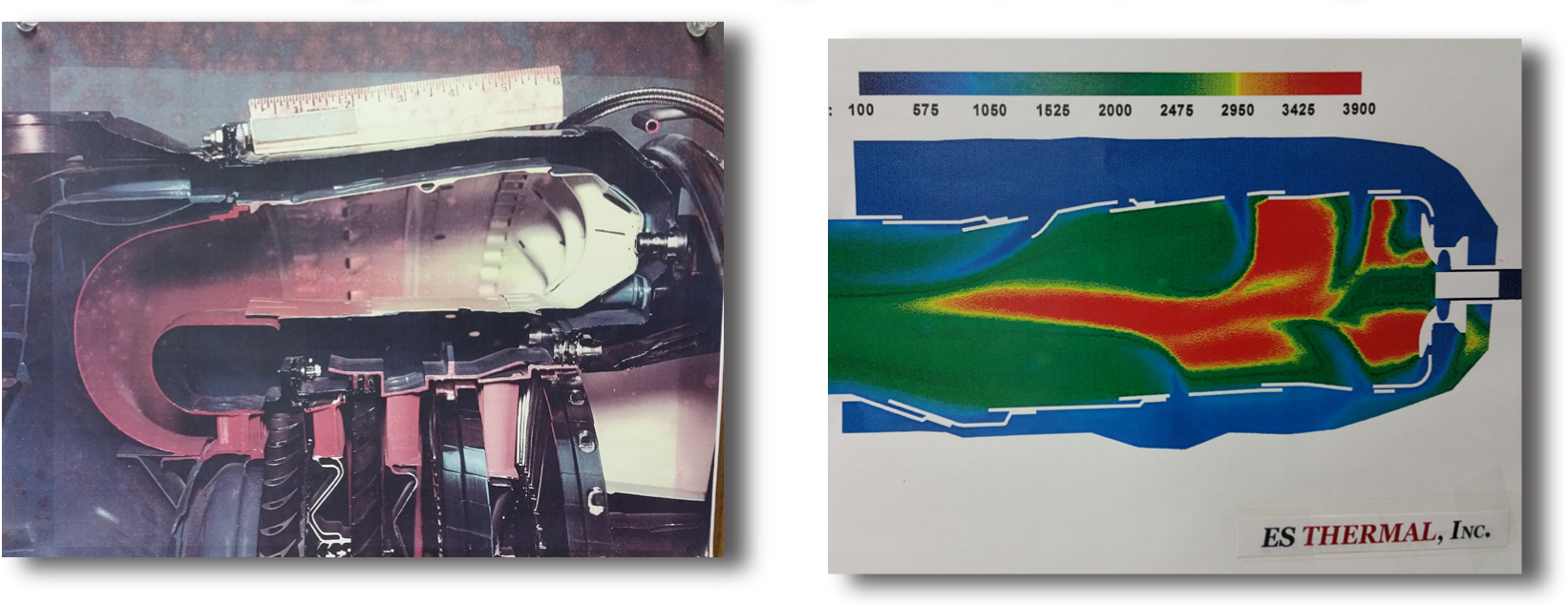 Huey Helicopter Turbine Engine Combustion Model - Computational Fluid Dynamics (1642x634), Png Download
