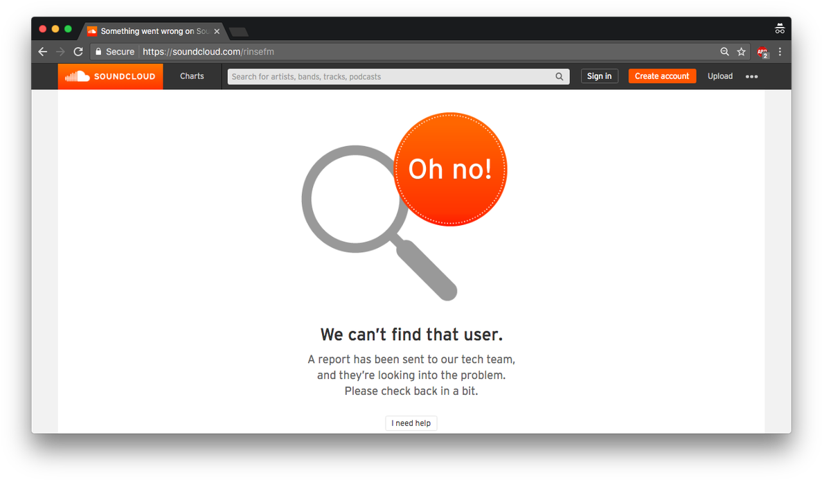Https - //pbs - Twimg - Com/media/detv Fmxuaajxqy - Soundcloud Something Went Wrong (1200x704), Png Download