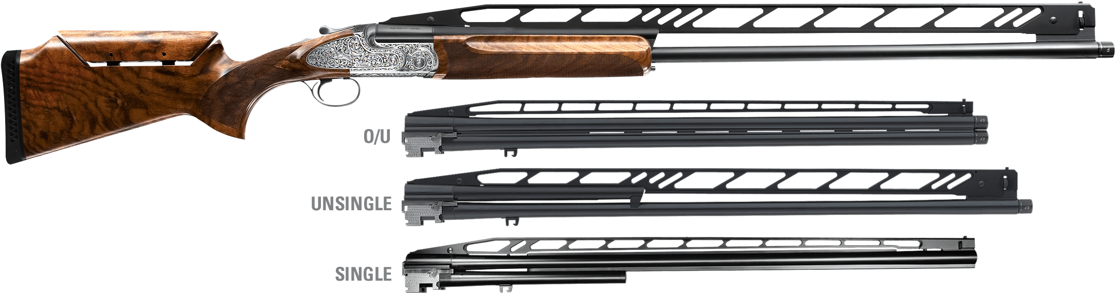 Maxum Trap Shotgun - Caesar Guerini Maxum Trap (2197x648), Png Download