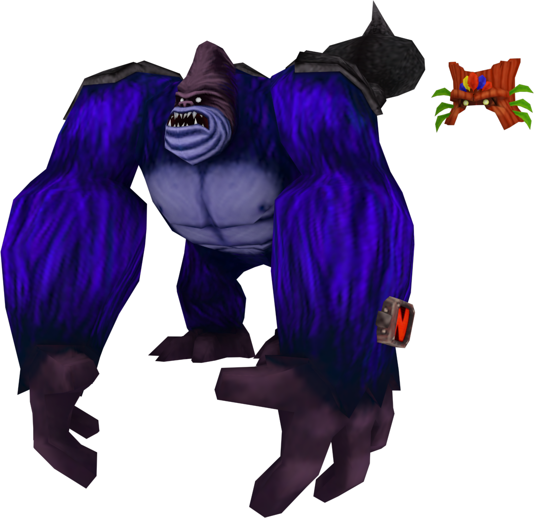Crash Of The Titans Gorila (1082x1049), Png Download