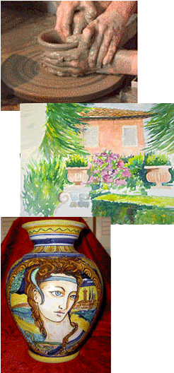 Art Workshops In Tuscany - Art (245x571), Png Download