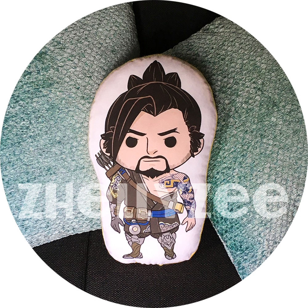 Hanzo Pillow Plush - Pillow (1000x1000), Png Download