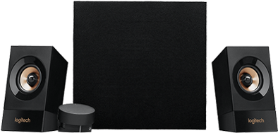Logitech Z533 Speaker System For Pc And Mac - Logitech Z533 Multimedia 2.1 Speaker System (393x393), Png Download