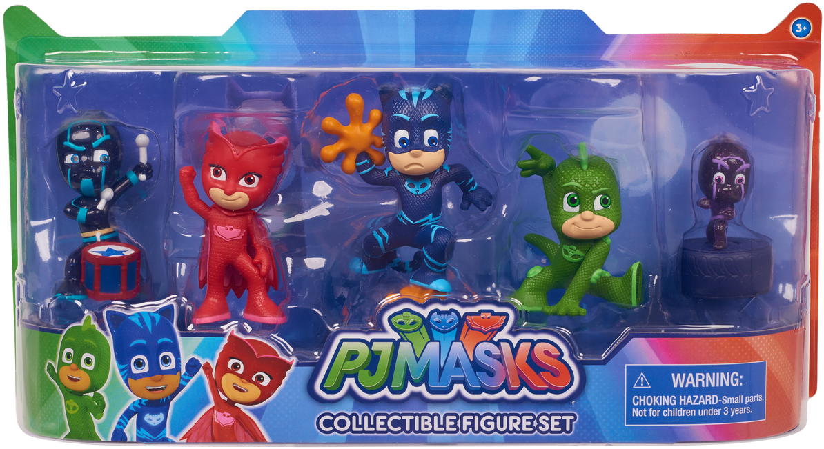 Pj Masks Figure Asst-5pk - Pj Mask Collectible Figure Set (1280x1280), Png Download