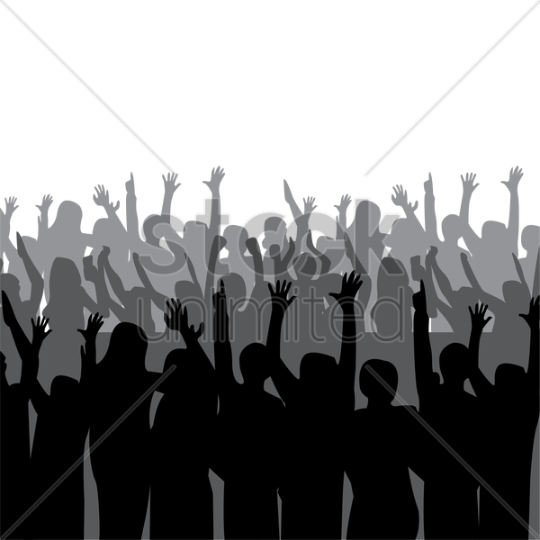 Crowd Cheer Graphics Illustrations Free Download Picture - Cheering Crowd Png Transparent (600x600), Png Download