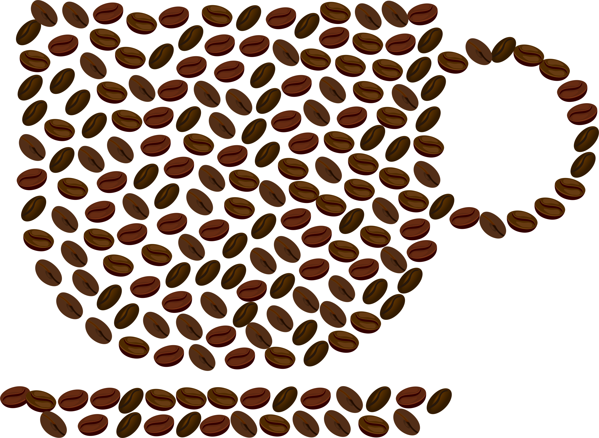 This Free Icons Png Design Of Coffee Beans Cup (2322x1698), Png Download