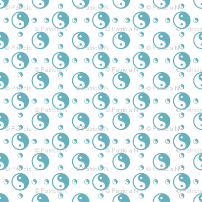 Aqua And White Yin Yang - Does Acid Look Like (400x400), Png Download
