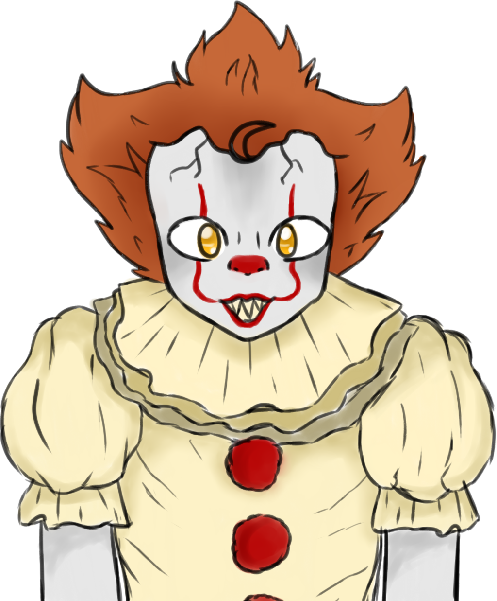 Pennywise The Dancing Clown By Nawnii - Clown Clipart (1024x1236), Png Download