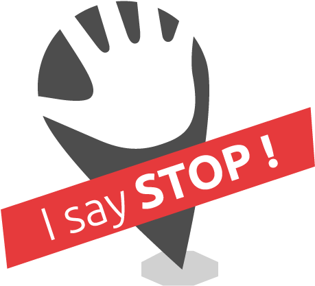Say Stop (500x500), Png Download