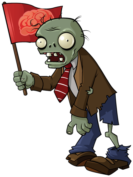 Plants Vs Zombies Clipart Plants Vrs Zombie - Plant Vs Zombie Zombies (452x600), Png Download