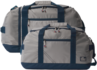 Vacation Getaway Set - Sailorbags Silver Spinnaker Cruiser Duffel - Silver (350x350), Png Download