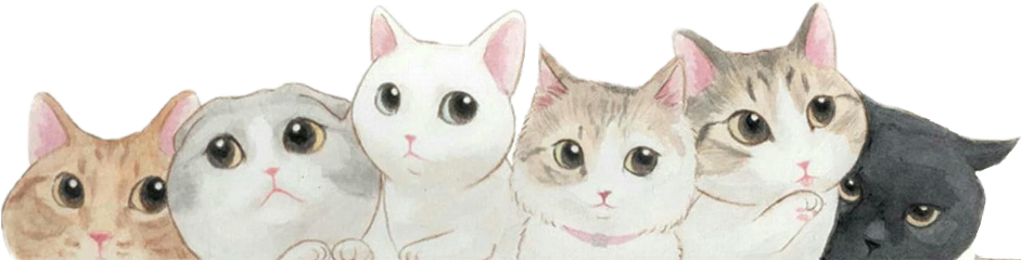 Cat Cats Cute Drawing 喵星人 - Notebook Journal : Cat Vertical: Pocket Notebook Journal (941x240), Png Download