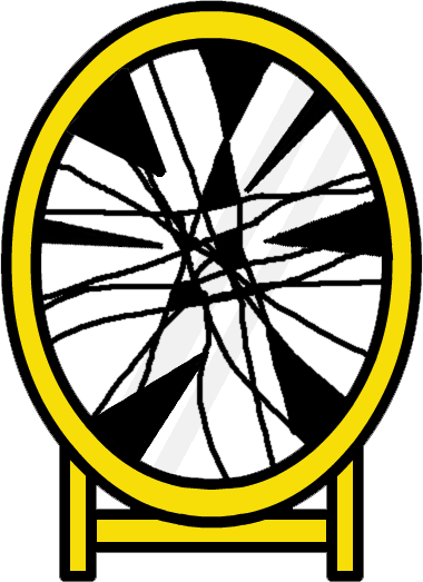 Broken - Broken Mirror Clip Art (380x523), Png Download