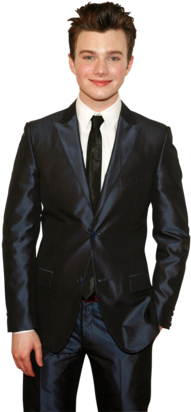 Chris Colfer On Struck By Lightning, His Future On - Suit (330x412), Png Download