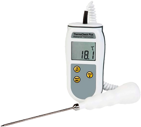 Termómetro Digital Impermeable Para Alimentación Thermacheck - Eti Thermacheck Plus Waterproof Thermometer And Probe (600x600), Png Download