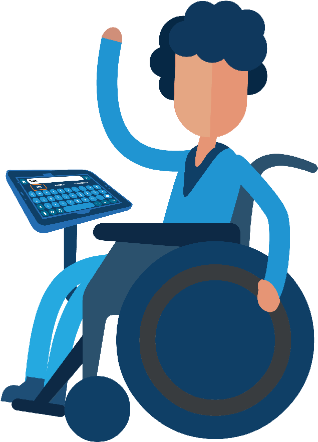 Communication - Disabled People Smart Home (750x932), Png Download