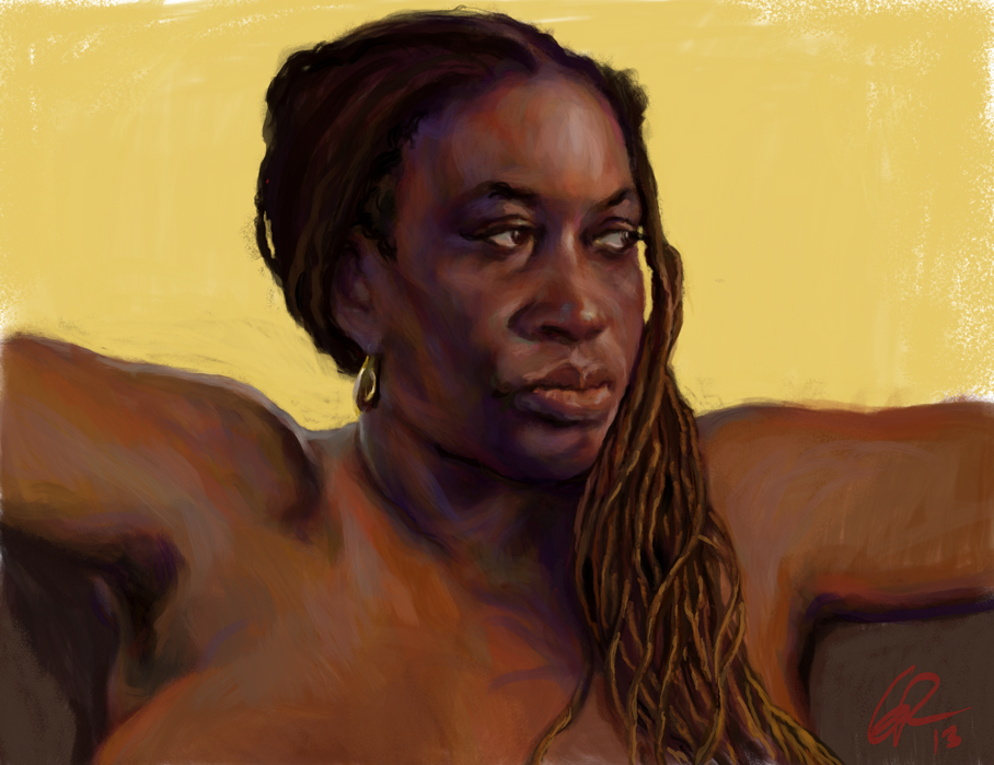 As I've Said Before, It Helps To Be Able To Work On - Painting (908x699), Png Download