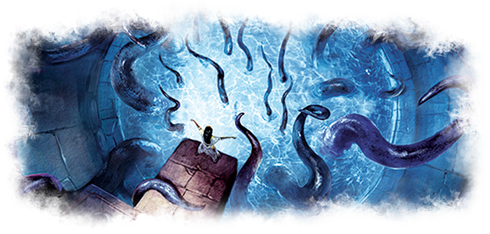 A Sneak Peek At Arkham Horror Third Edition, A Crack - Arkham Horror: The Card Game (700x335), Png Download