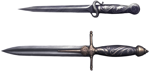 Ac2 Ca 009 Daggers - Assassin's Creed 2 Weapons (550x295), Png Download
