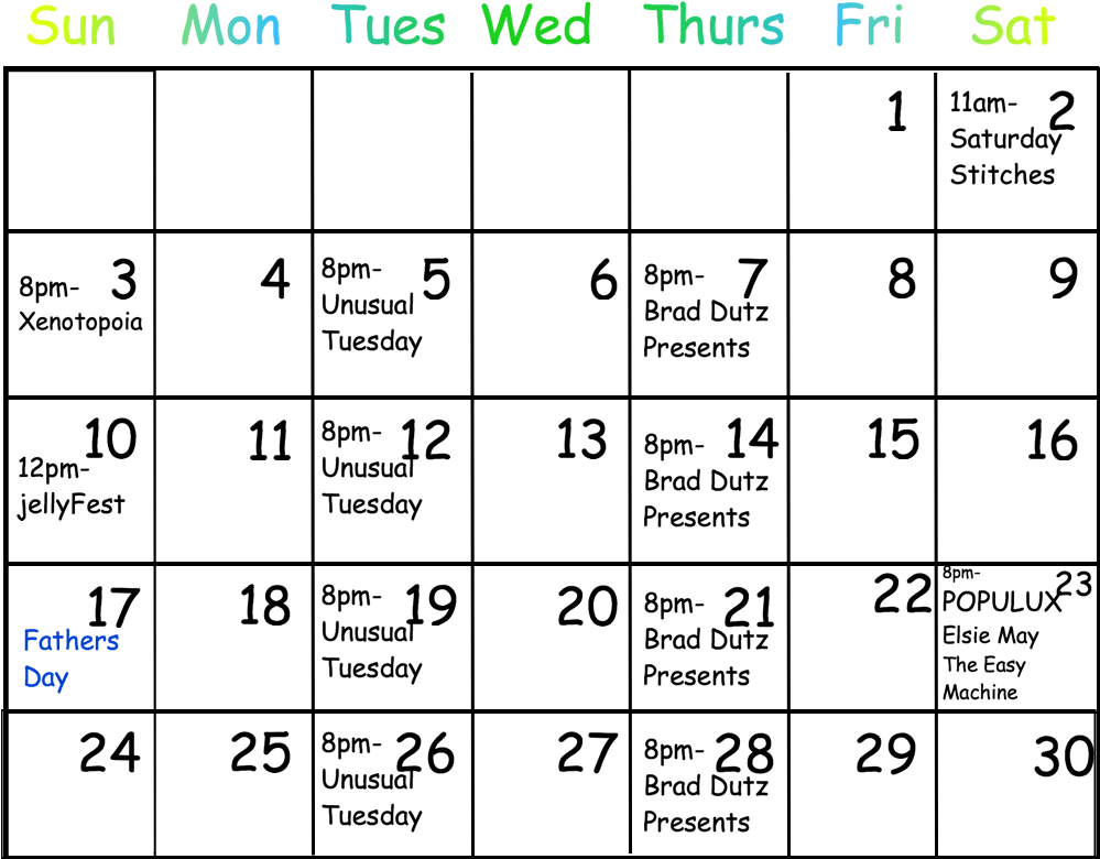 June 2018 Calendar - Number (1000x800), Png Download