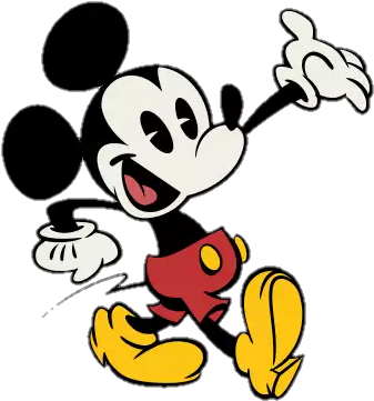 Classic Mickey - Mickey Mouse 2013 Png (345x382), Png Download
