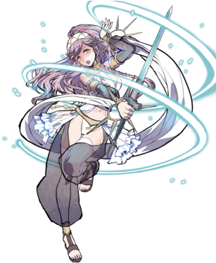 Olivia Blushing Beauty Btlface C - Fire Emblem Olivia Sword (340x388), Png Download