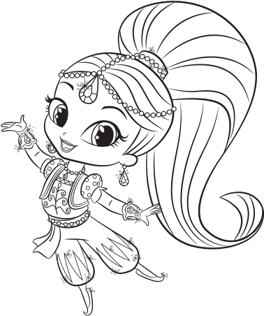 Shimmer And Shine (668x458), Png Download