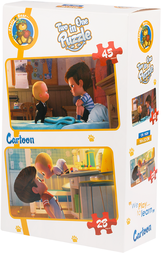 Boss Baby 3d Blu-ray 3d (562x863), Png Download
