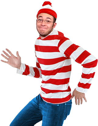 Want To Add To The Discussion - Waldo Costume For Halloween (360x432), Png Download