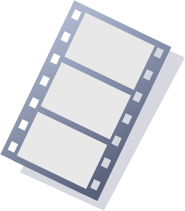 Photographic Film Filmstrip Cinema - Film Strip Clip Art (750x750), Png Download
