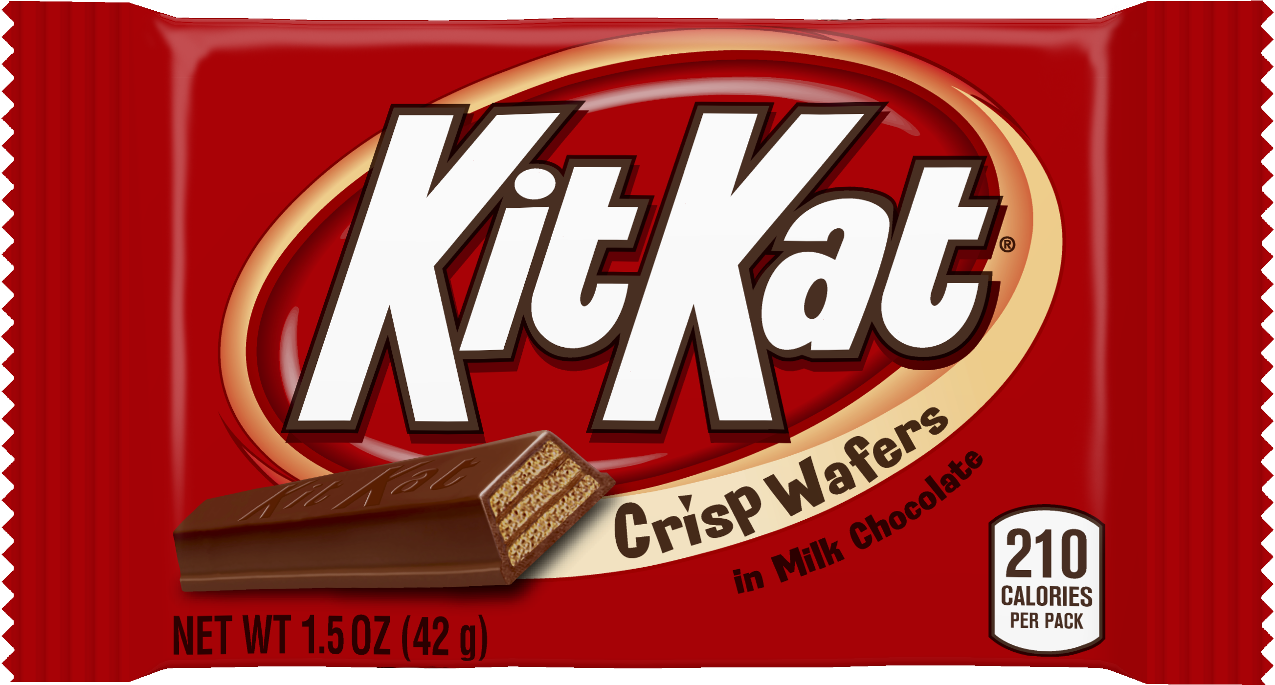 Hershey's, Full Size Chocolate Candy Bars Variety Pack, - Kit Kat, Crisp Wafers - 1.5 Oz Bars (3000x3000), Png Download