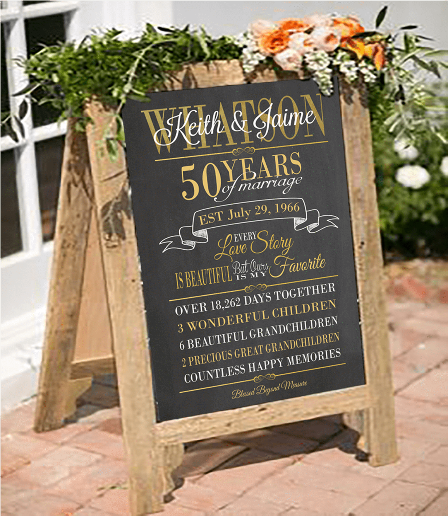 Our Love Story, Wedding Sign, Anniversary Chalkboard - Anniversary Chalkboard (1638x2048), Png Download
