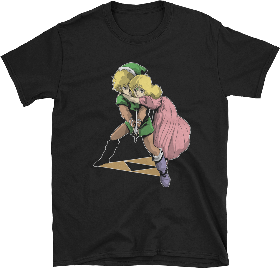 Triforce - Zelda - Black - T-shirt (1000x1000), Png Download