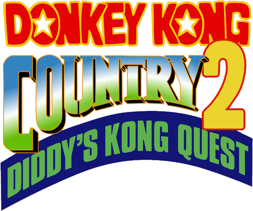 Donkey Kong Country 2 Diddy's Kong Quest Logo Clipart - Donkey Kong Country (900x743), Png Download