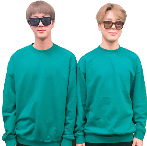 “✿jimin & Jin Transparent ✿like/reblog You Save/use - Jin And Jimin (500x500), Png Download