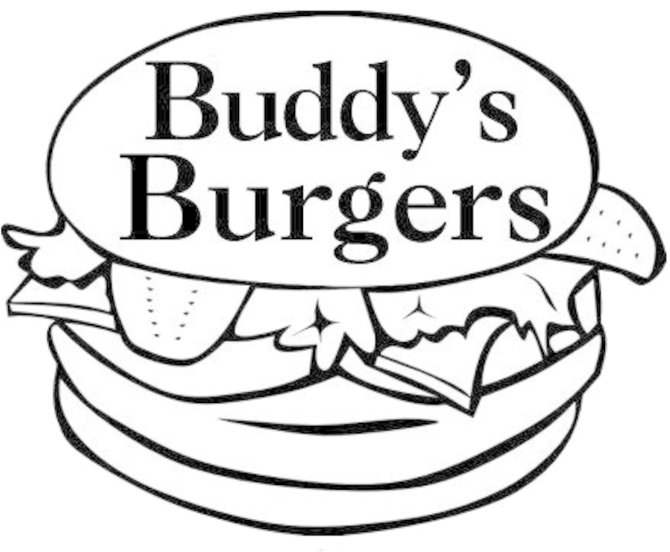 Free Cheeseburger Drawing Geometric - Food Clipart Black And White Png (1100x800), Png Download