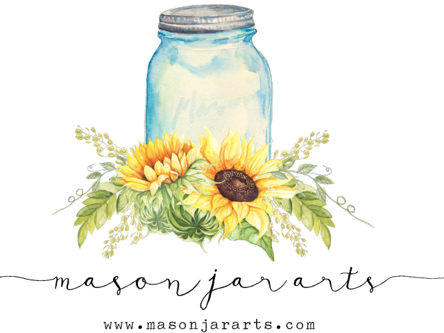 Drawn Mason Jar Sunflower Png - Transparent Background Sunflower In Mason Jar Clipart (640x480), Png Download