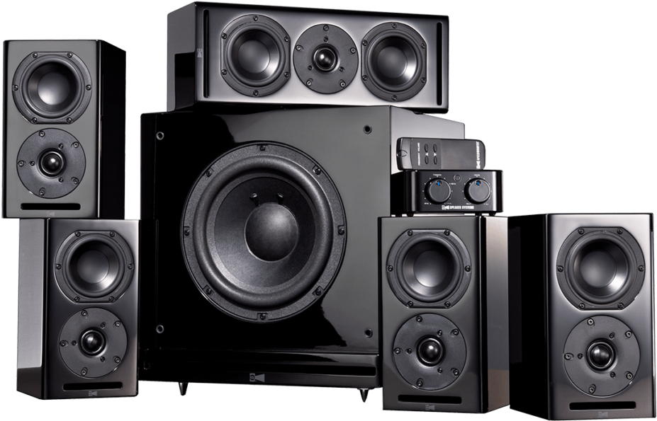 Cg Theater Speaker System Rsl - Home Theater 5.1 2 (1024x692), Png Download
