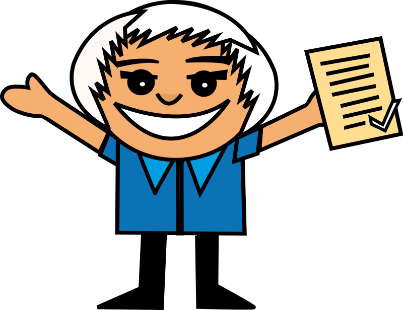 Medium Image - Student Cartoons Gif Png (800x616), Png Download