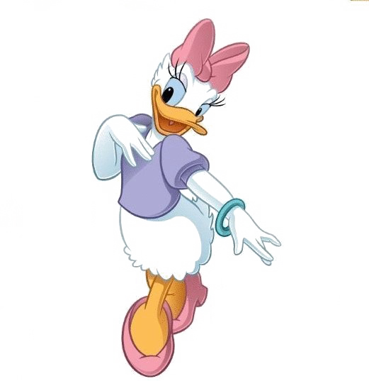 Daisy Duck Png Clipart - Daisy Duck Png (521x537), Png Download