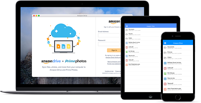 Get The Amazon Drive Apps For Mobile, Tablet, And Desktop - Amazon Drive (750x375), Png Download