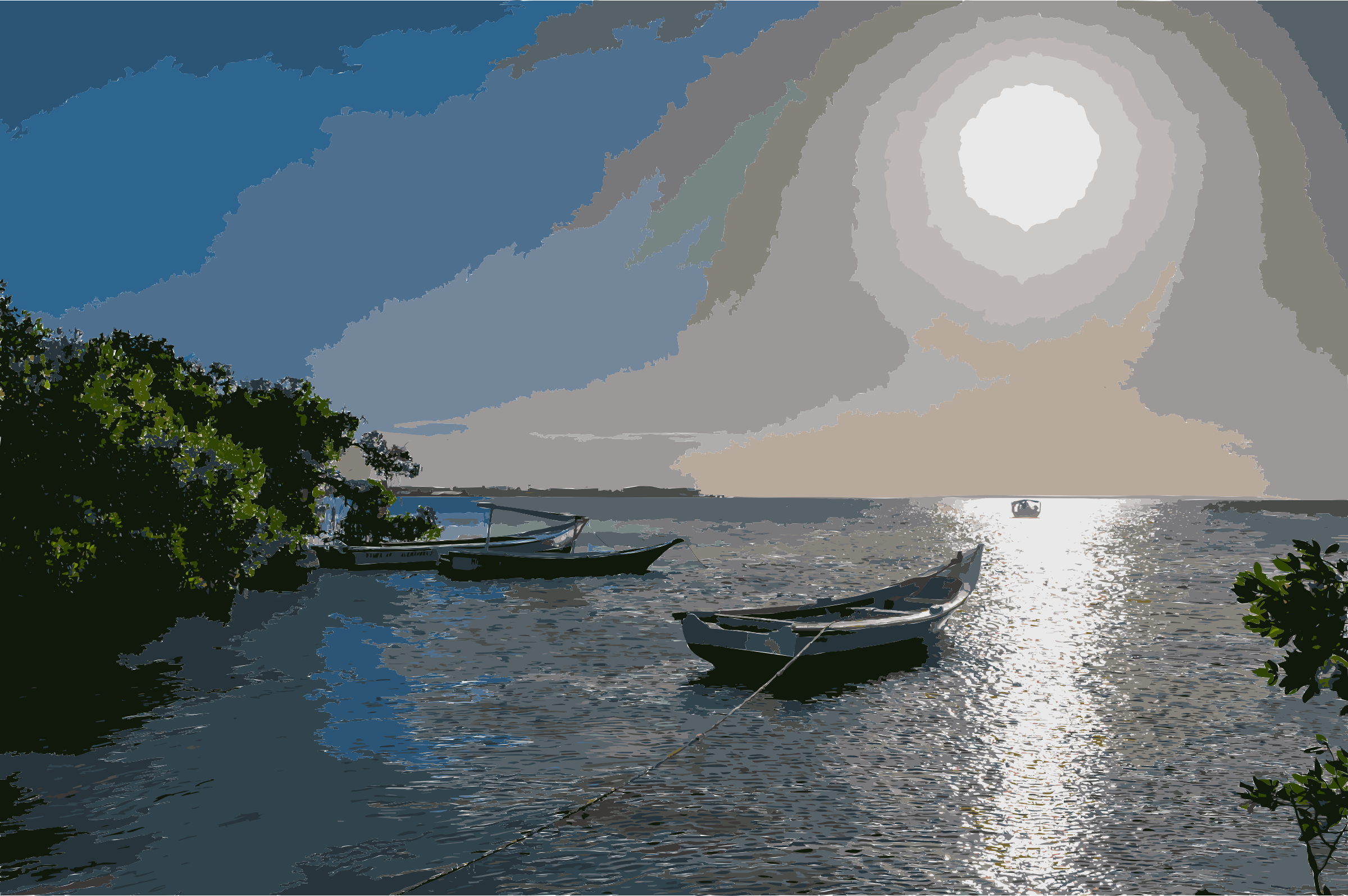 This Free Icons Png Design Of El Guamache Bay, Margarita (2400x1596), Png Download