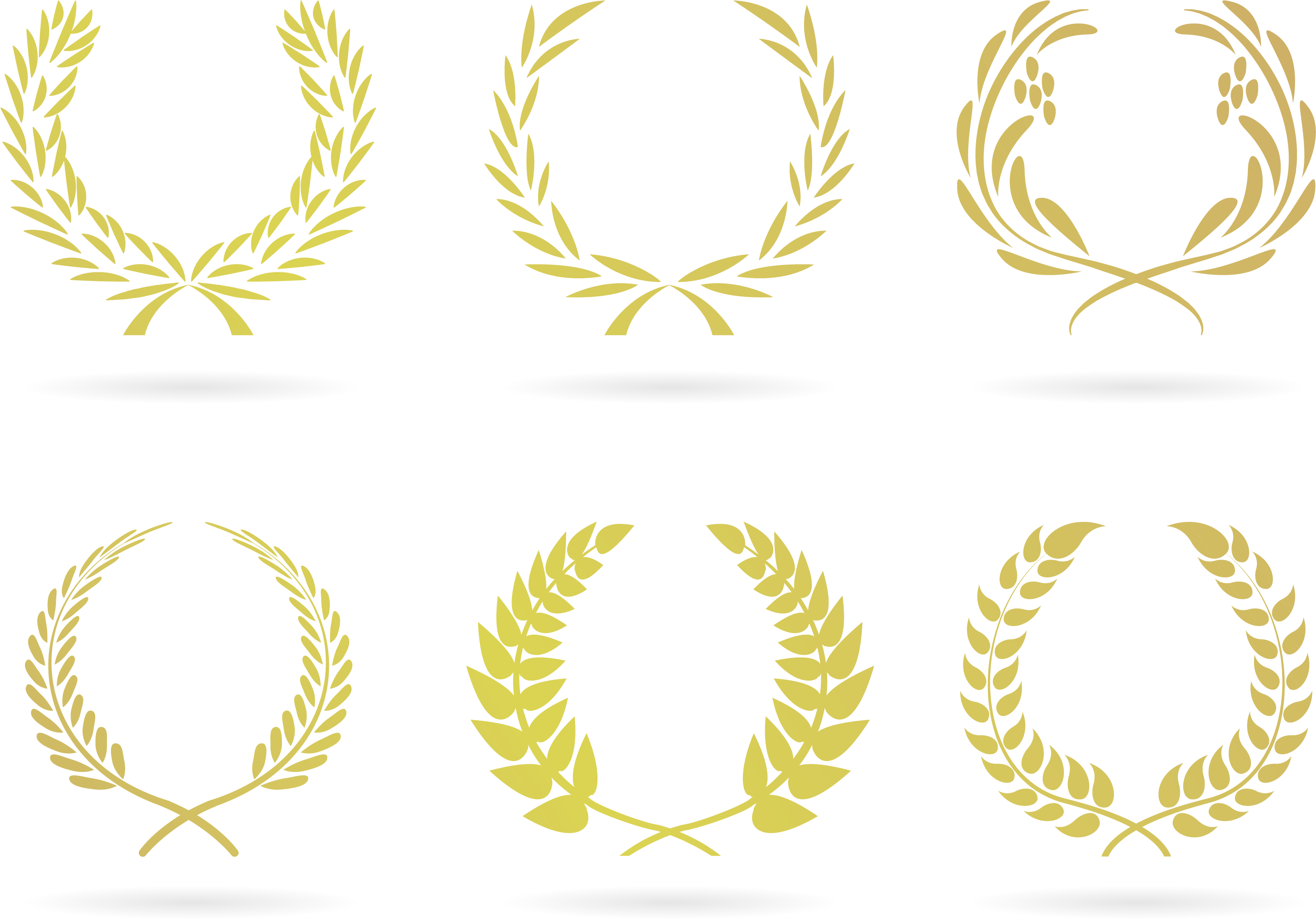 Image Free Wreath Fresh Beautiful Green Wheat Transprent - Circle (3898x2953), Png Download