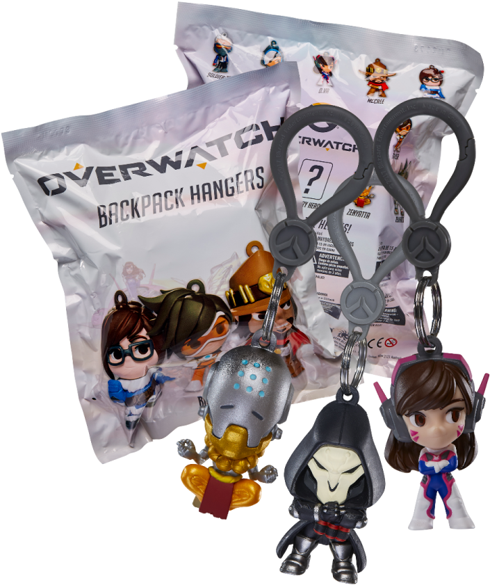 Overwatch Backpack Hangers - Overwatch Clip On Backpack Hangers (900x900), Png Download