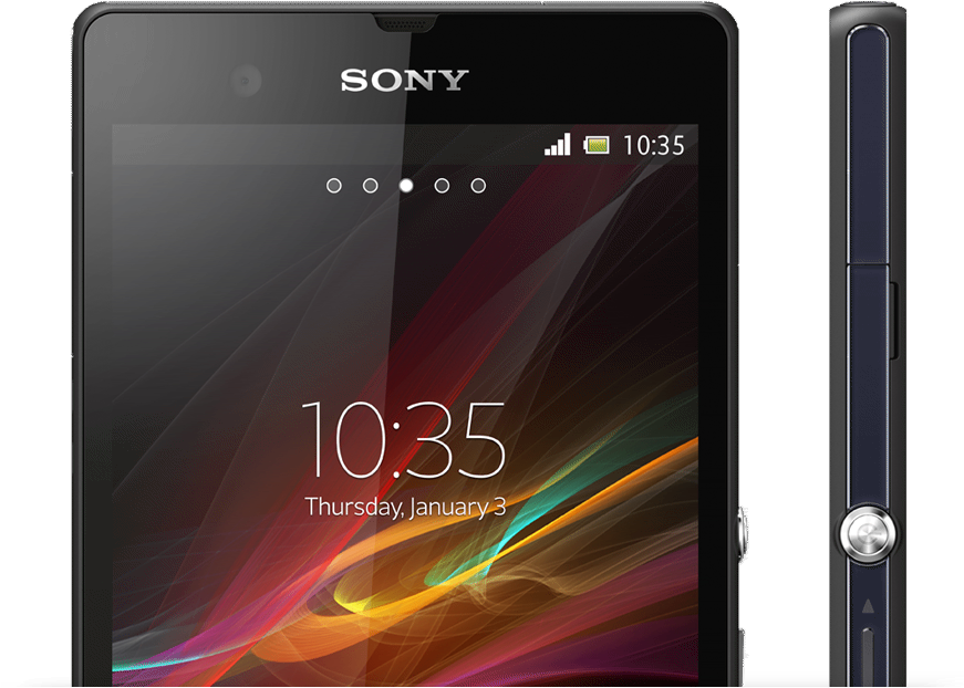 Exmor Rs For Mobile The World's First Image Sensor - Sony Xperia Z (1240x840), Png Download