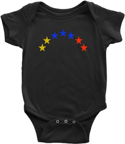 Estrellas Venezuela - Bby Onesie - Infant Bodysuit (480x480), Png Download