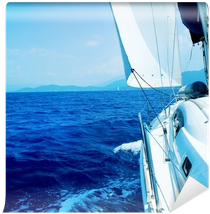 Sailboat Wall Mural • Pixers® • We Live To Change - Yacht (400x400), Png Download