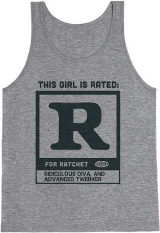Rated R For Ratchet Tank Top - Working On My Dad Bod One Beer (484x484), Png Download