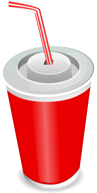 Coca Cola Clipart Soda Cup - Clip Art Soda (540x900), Png Download