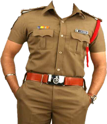 Police Dress - Indian Police Png (480x650), Png Download